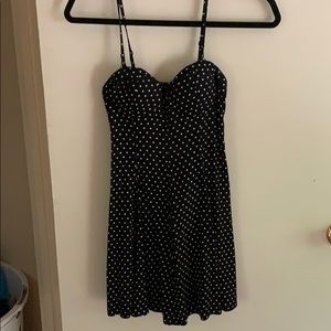 Mini polka dot dress